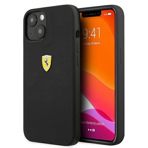 Ferrari FESSIHCP13SBK iPhone 13 mini 5.4&quot; black/black hardcase Silicone, Ferrari 3666339026912 3666339026912