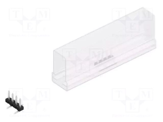 Connector: pin strips; pin header; male; PIN: 4; 3A; 100V; SMT; 2mm FISCHER ELEKTRONIK SLY7SMD036.4.ZSM