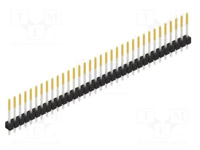 Connector: pin strips; pin header; male; PIN: 34; THT; 3A; 250V; 1x34 FISCHER ELEKTRONIK SL11.164.34.S