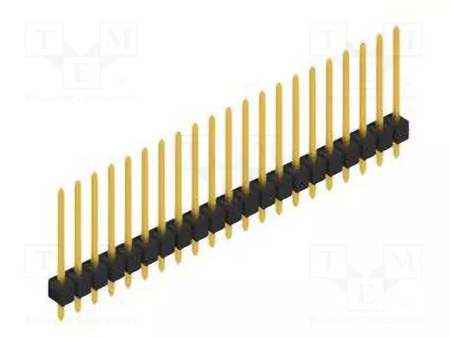 Connector: pin strips; pin header; male; PIN: 21; THT; 3A; 250V; 1x21 FISCHER ELEKTRONIK SL11.190.21.G