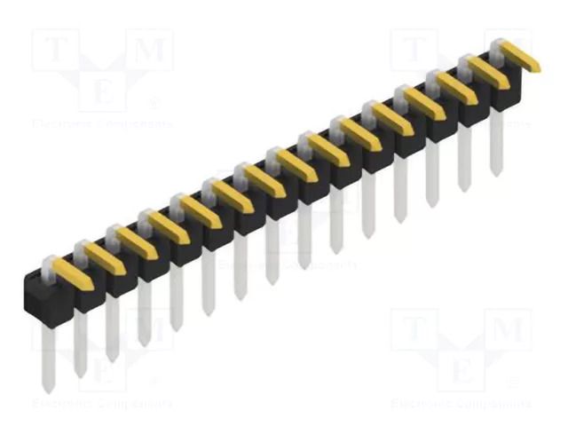 Connector: pin strips; pin header; male; PIN: 15; THT; 3A; 250V; SL 3 FISCHER ELEKTRONIK SL3.025.15.S