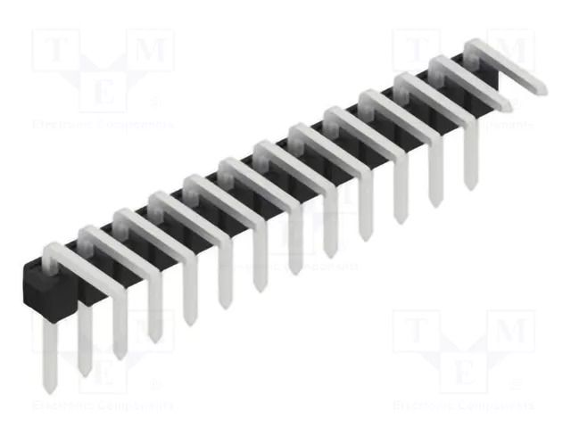 Connector: pin strips; pin header; male; PIN: 13; THT; 3A; 250V; SL 3 FISCHER ELEKTRONIK SL3.053.13.Z