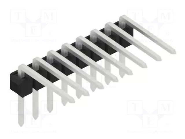 Connector: pin strips; pin header; male; PIN: 8; THT; 3A; 250V; SL 3 FISCHER ELEKTRONIK SL3.101.8.Z