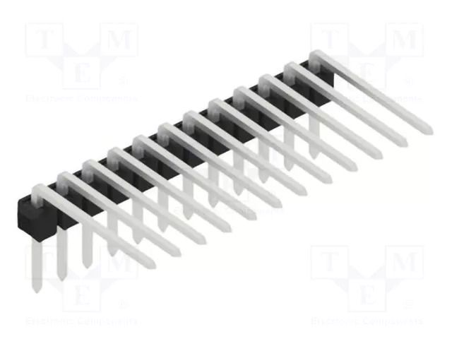 Connector: pin strips; pin header; male; PIN: 12; THT; 3A; 250V; SL 3 FISCHER ELEKTRONIK SL3.131.12.Z