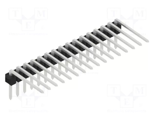 Connector: pin strips; pin header; male; PIN: 16; THT; 3A; 250V; SL 3 FISCHER ELEKTRONIK SL3.131.16.Z