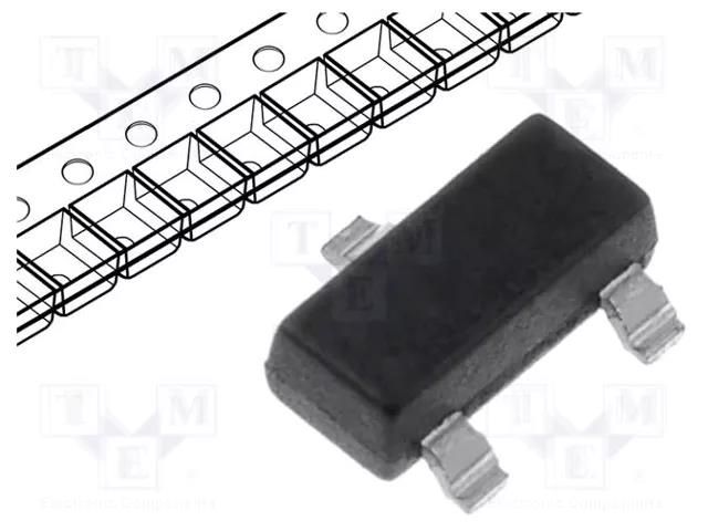 Transistor: P-MOSFET; unipolar; -12V; -2.6A; 0.5W; SuperSOT-3 ONSEMI FDN306P