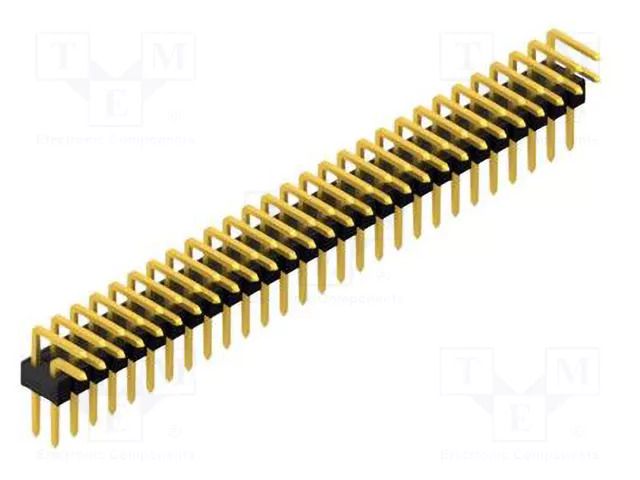 Connector: pin strips; pin header; male; PIN: 56; SL 4; 3A; 250V FISCHER ELEKTRONIK SL4.025.56.G