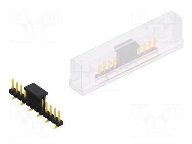 Connector: pin strips; pin header; male; PIN: 12; 3A; 250V; SMT; 1x12 FISCHER ELEKTRONIK SLLP5SMD05112.GBSM