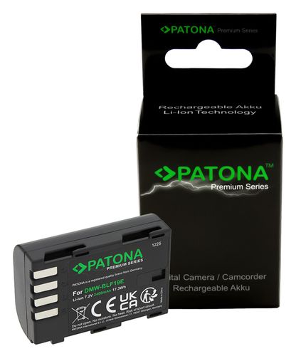 PATONA Premium Battery f. Panasonic Lumix DMC-GH3 GH3A GH4 DMW-BLF19, PATONA 1225 4055655035767