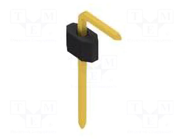 Connector: pin strips; pin header; male; PIN: 1; 1.5A; 125V; THT FISCHER ELEKTRONIK SLVW1.KA.055.1.G