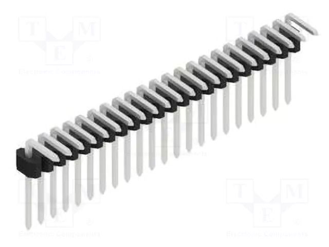 Connector: pin strips; pin header; male; PIN: 22; 1.5A; 125V; THT FISCHER ELEKTRONIK SLVW1.KA.055.22.Z
