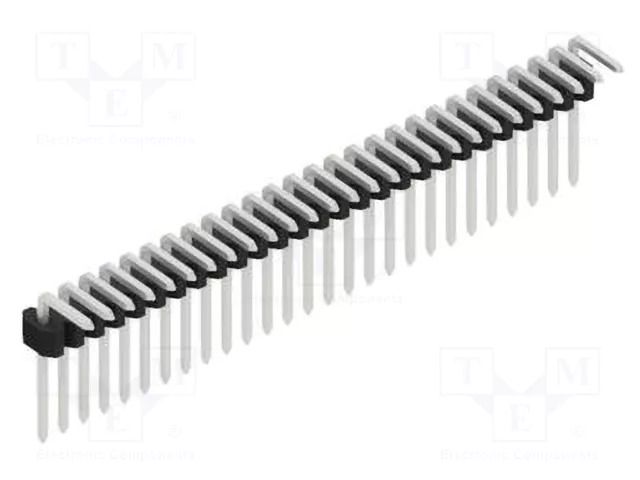 Connector: pin strips; pin header; male; PIN: 27; 1.5A; 125V; THT FISCHER ELEKTRONIK SLVW1.KA.055.27.Z