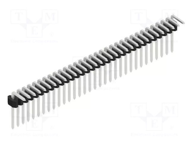 Connector: pin strips; pin header; male; PIN: 32; 1.5A; 125V; THT FISCHER ELEKTRONIK SLVW1.KA.055.32.Z