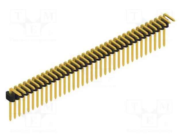 Connector: pin strips; pin header; male; PIN: 35; 1.5A; 125V; THT FISCHER ELEKTRONIK SLVW1.KA.055.35.G