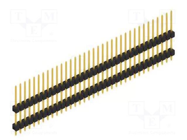 Connector: pin strips; pin header; male; PIN: 35; THT; 3A; 250V; 1x35 FISCHER ELEKTRONIK SL13.122.35.G