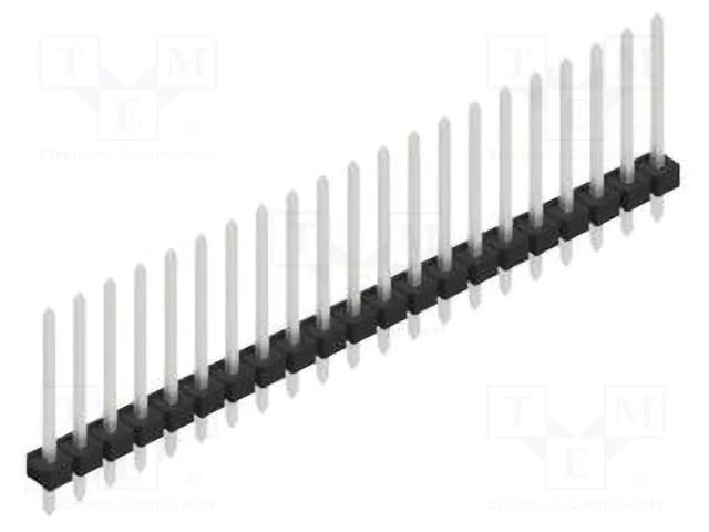 Connector: pin strips; pin header; male; PIN: 21; THT; 3A; 250V; 1x21 FISCHER ELEKTRONIK SLLP1.164.21.Z