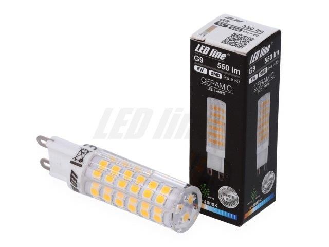 LED line® G9 220-240V 6W 550lm 4000K 245954 5901583245954