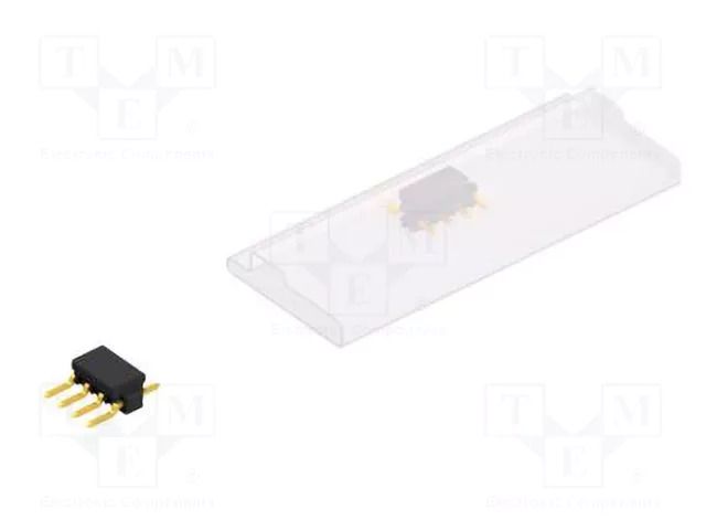 Connector: pin strips; pin header; male; PIN: 4; 3A; 250V; SMT; 1x4 FISCHER ELEKTRONIK SL12SMD0314.GBSM