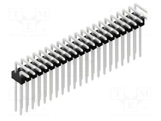 Connector: pin strips; pin header; male; PIN: 42; THT; 3A; 250V; 2x21 FISCHER ELEKTRONIK SL19.132.42.Z