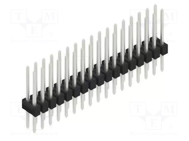 Connector: pin strips; pin header; male; PIN: 34; SL 2; 3A; 250V FISCHER ELEKTRONIK SL2.104.34.Z