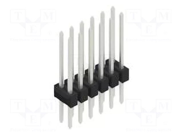 Connector: pin strips; pin header; male; PIN: 12; SL 2; 3A; 250V FISCHER ELEKTRONIK SL2.128.12.Z