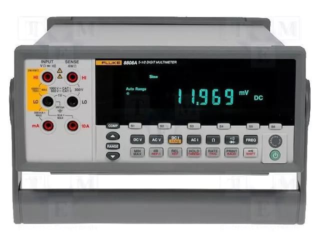 Benchtop multimeter; VFD; 5,5 digit; VDC accuracy: ±0.015% FLUKE FLK-8808A/TL