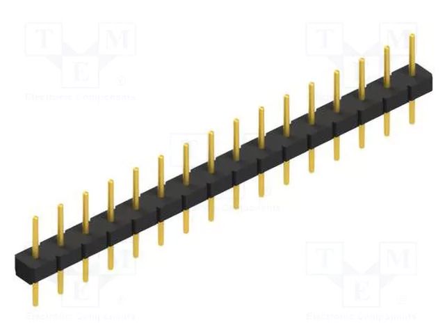 Connector: pin strips; pin header; male; PIN: 16; SL 8; 3A; 250V FISCHER ELEKTRONIK SL8.16.G