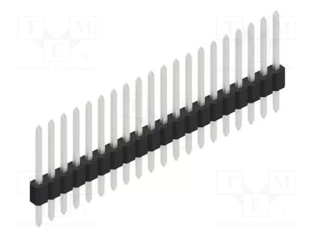 Connector: pin strips; pin header; male; PIN: 20; 1.5A; 125V; THT FISCHER ELEKTRONIK SLVN1.055.20.Z