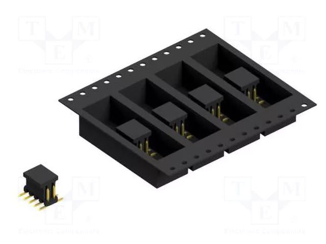 Connector: pin strips; pin header; male; PIN: 10; 3A; 100V; SMT; 2mm FISCHER ELEKTRONIK SLY8SMD036.10.GBTR