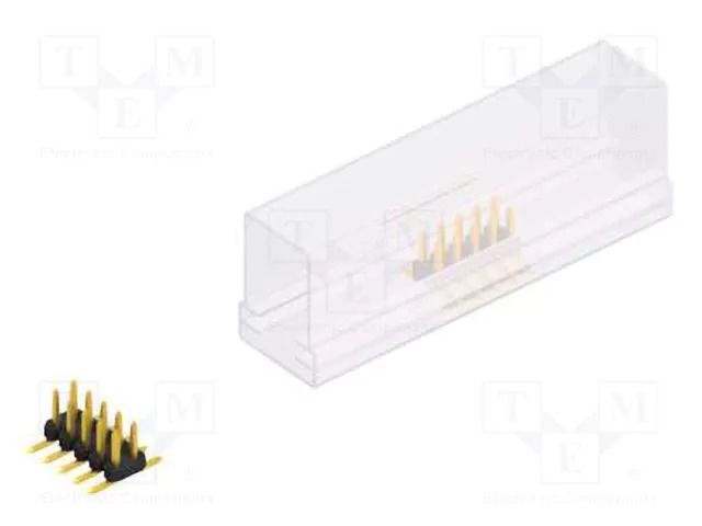 Connector: pin strips; pin header; male; PIN: 10; 3A; 100V; SMT; 2mm FISCHER ELEKTRONIK SLY8SMD036.10.GSM
