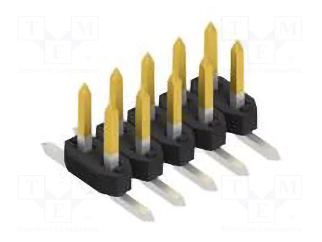 Connector: pin strips; pin header; male; PIN: 10; 3A; 100V; SMT; 2mm FISCHER ELEKTRONIK SLY8SMD036.10.S