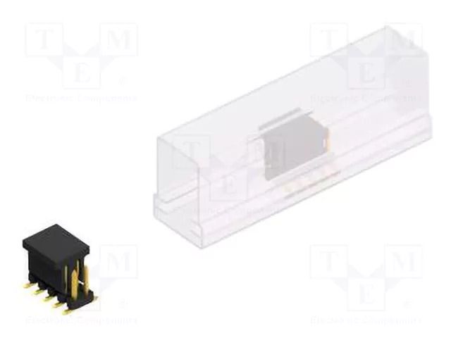 Connector: pin strips; pin header; male; PIN: 10; 3A; 100V; SMT; 2mm FISCHER ELEKTRONIK SLY8SMD045.10.GBSM