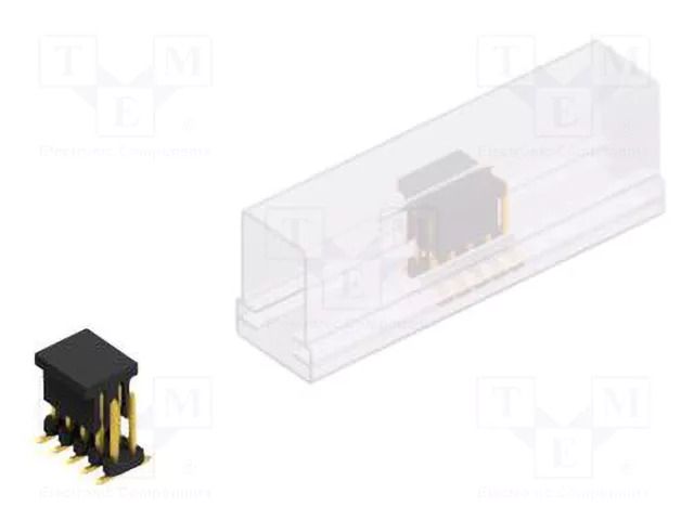 Connector: pin strips; pin header; male; PIN: 10; 3A; 100V; SMT; 2mm FISCHER ELEKTRONIK SLY8SMD062.10.GBSM