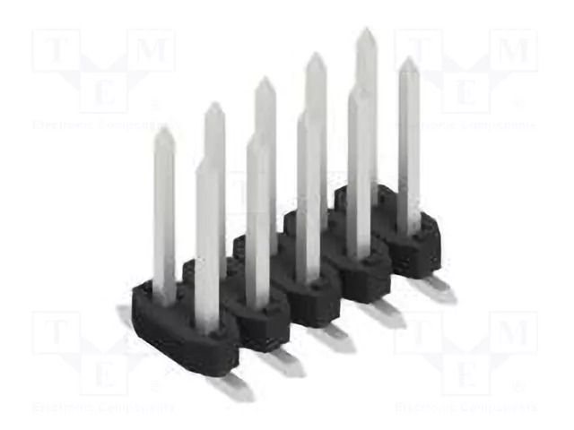 Connector: pin strips; pin header; male; PIN: 10; 3A; 100V; SMT; 2mm FISCHER ELEKTRONIK SLY8SMD062.10.Z