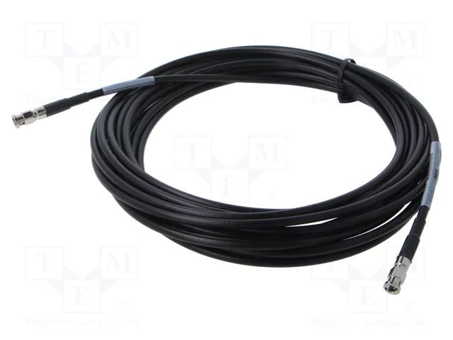 Cable; 7m; Micro BNC male,both sides; shielded; black; straight 3M 1CX12-33-0G-007.0