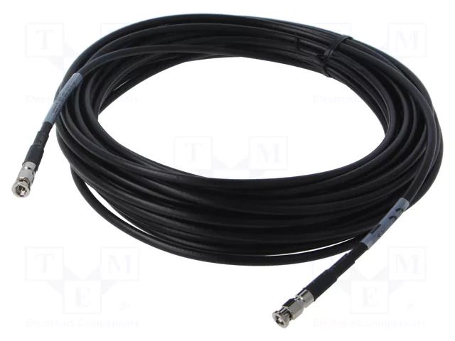 Cable; 11m; Micro BNC male,both sides; shielded; black; straight 3M 1CX12-33-0G-011.0