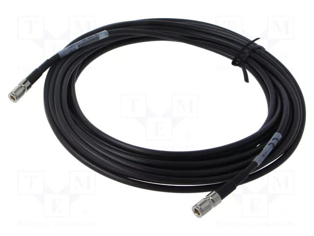 Cable; 7m; DIN plug,both sides; black; straight; 0÷40°C; 75Ω 3M 1CX6-11-0S-007.0