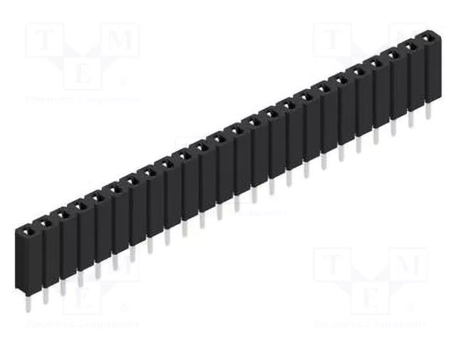 Connector: pin strips; socket; female; PIN: 24; BL 1; 3A; 125V; THT FISCHER ELEKTRONIK BL1.24.Z