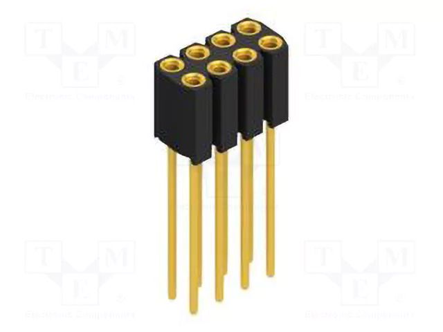 Connector: pin strips; socket; female; PIN: 8; THT; 3A; 150V; BL 14 FISCHER ELEKTRONIK BL14.8