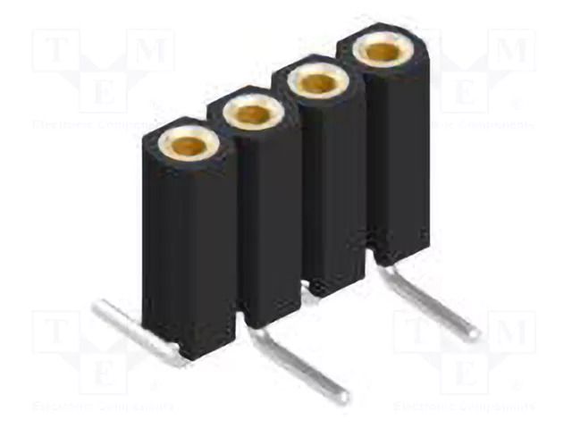 Connector: pin strips; socket; female; PIN: 4; BL 15 SMD; 3A; 150V FISCHER ELEKTRONIK BL15SMD089.4