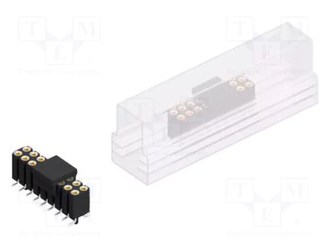Connector: pin strips; socket; female; PIN: 18; BL 16 SMD; 3A; 150V FISCHER ELEKTRONIK BL16SMD067.18BSMPS