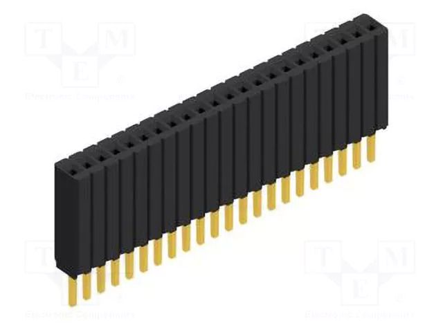Connector: pin strips; socket; female; PIN: 22; BLM KG 1; 1.5A; 125V FISCHER ELEKTRONIK BLM.KG.1.22.G