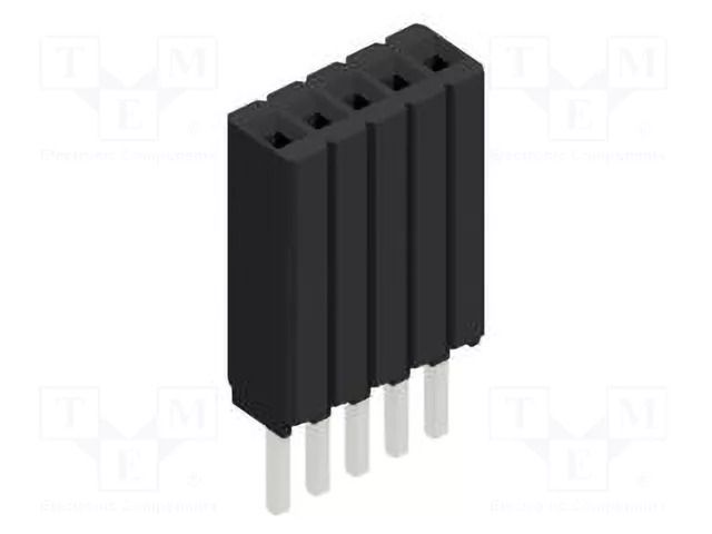 Connector: pin strips; socket; female; PIN: 5; BLM KG 1; 1.5A; 125V FISCHER ELEKTRONIK BLM.KG.1.5.Z