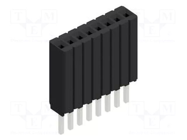 Connector: pin strips; socket; female; PIN: 8; BLM KG 1; 1.5A; 125V FISCHER ELEKTRONIK BLM.KG.1.8.Z