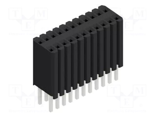 Connector: pin strips; socket; female; PIN: 22; BLM KG 2; 1.5A; 125V FISCHER ELEKTRONIK BLM.KG.2.22.Z