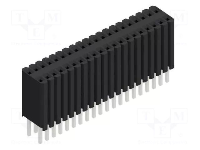 Connector: pin strips; socket; female; PIN: 40; BLM KG 2; 1.5A; 125V FISCHER ELEKTRONIK BLM.KG.2.40.Z