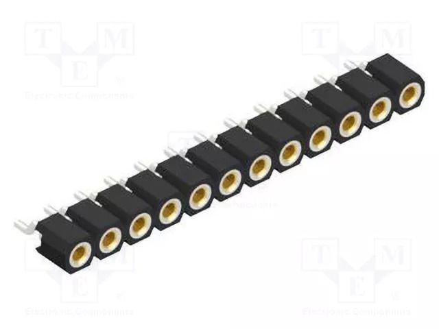 Connector: pin strips; socket; female; PIN: 12; MK 24 SMD; 3A; 150V FISCHER ELEKTRONIK MK.24SMD12