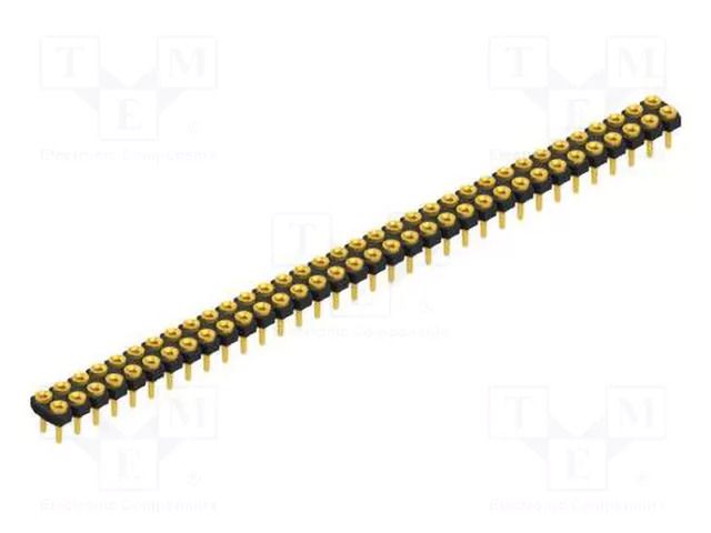 Connector: pin strips; socket; female; PIN: 68; 1.5A; 60V; straight FISCHER ELEKTRONIK MK.LP.218.68.G