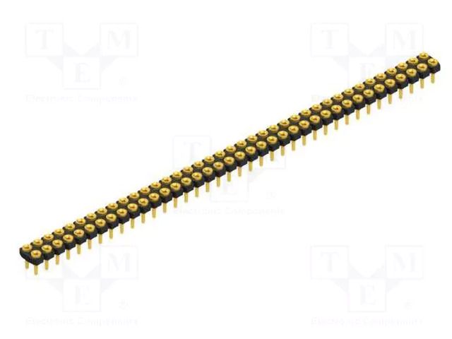 Connector: pin strips; socket; female; PIN: 76; 1.5A; 60V; straight FISCHER ELEKTRONIK MK.LP.218.76.G