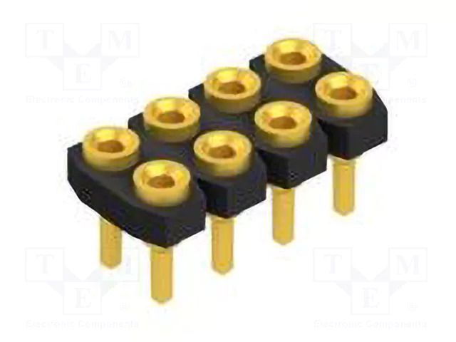 Connector: pin strips; socket; female; PIN: 8; 1.5A; 60V; straight FISCHER ELEKTRONIK MK.LP.218.8.G